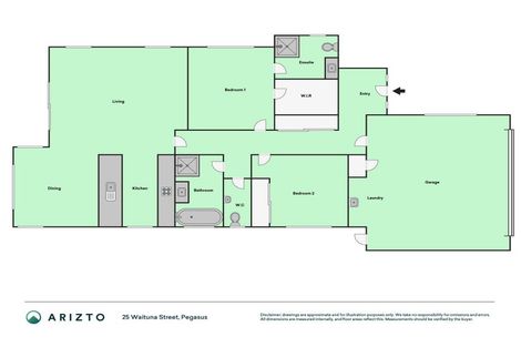 Photo of property in 25 Waituna Street, Pegasus, 7612