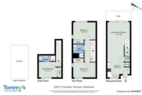 Photo of property in 25/31u Princess Terrace, Newtown, Wellington, 6021