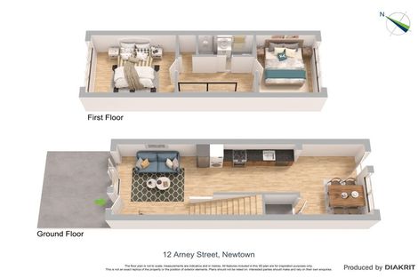 Photo of property in Aniva Terrace, 12 Arney Street, Newtown, Wellington, 6021