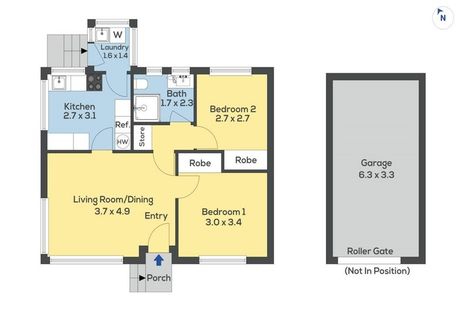 Photo of property in 1/12 Liston Street, Northcote, Auckland, 0627