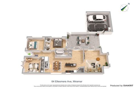 Photo of property in 64 Ellesmere Avenue, Miramar, Wellington, 6022