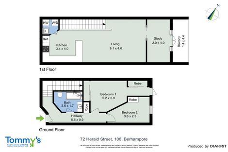 Photo of property in Luxford Villas, 108/72 Herald Street, Berhampore, Wellington, 6023