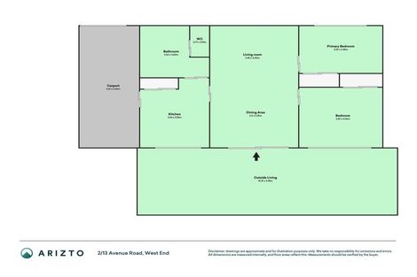 Photo of property in 2/13 Avenue Road, West End, Timaru, 7910