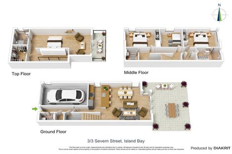 Photo of property in 3/3 Severn Street, Island Bay, Wellington, 6023