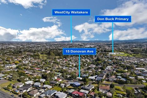 Photo of property in 15 Donovan Avenue, Massey, Auckland, 0614