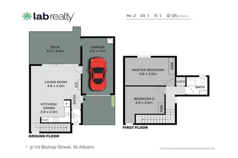 Photo of property in 3/70 Bishop Street, St Albans, Christchurch, 8014