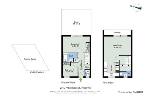 Photo of property in 12u2 Vallance Street, Kilbirnie, Wellington, 6022