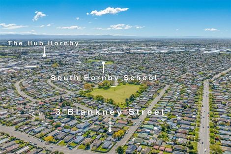 Photo of property in 3 Blankney Street, Hornby, Christchurch, 8042