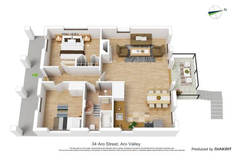 Photo of property in 34 Aro Street, Aro Valley, Wellington, 6021