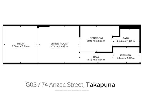 Photo of property in Frank Sargeson Apts, 5/74g Anzac Street, Takapuna, Auckland, 0622