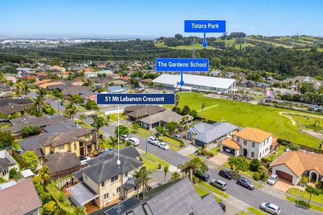 Photo of property in 51 Mt Lebanon Crescent, The Gardens, Auckland, 2105