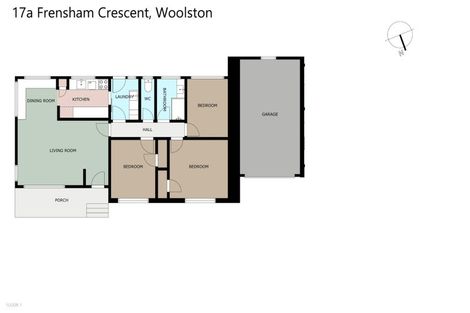 Photo of property in 1/17 Frensham Crescent, Woolston, Christchurch, 8062