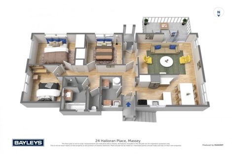 Photo of property in 24 Halloran Place, Massey, Auckland, 0614