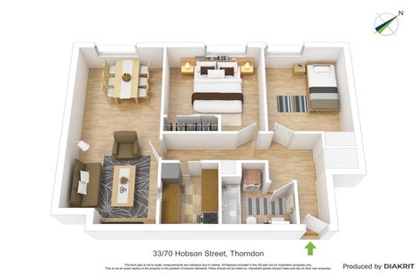 Photo of property in Hobson Court Flats, 33/70u Hobson Street, Thorndon, Wellington, 6011