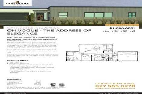 Photo of property in 16 Vogue Circle, Vogeltown, 4310