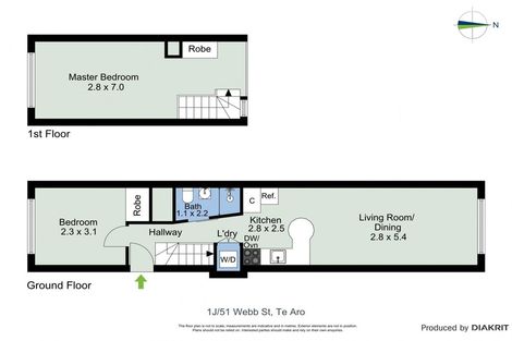 Photo of property in Qba Apartments, 1j/51 Webb Street, Mount Cook, Wellington, 6011