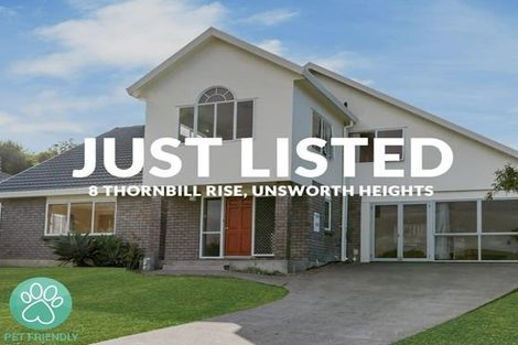 Photo of property in 8 Thornbill Rise, Unsworth Heights, Auckland, 0632