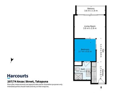 Photo of property in Frank Sargeson Apts, 207/74 Anzac Street, Takapuna, Auckland, 0622