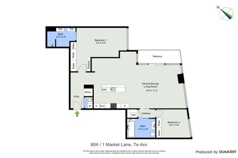 Photo of property in 804/1u Market Lane, Wellington Central, Wellington, 6011
