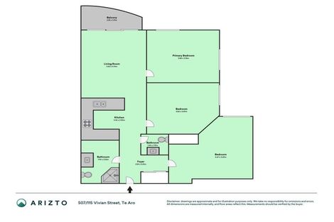 Photo of property in City Lodge, 507/115 Vivian Street, Te Aro, Wellington, 6011