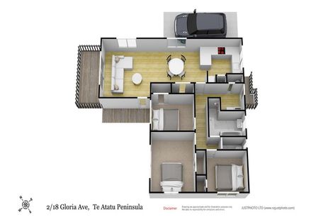 Photo of property in 2/18 Gloria Avenue, Te Atatu Peninsula, Auckland, 0610