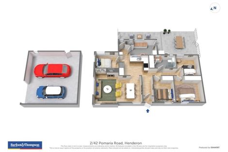 Photo of property in 2/42 Pomaria Road, Henderson, Auckland, 0610