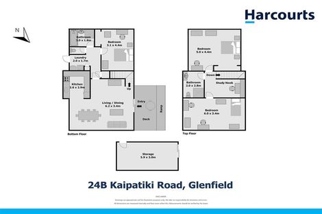 Photo of property in 2/24 Kaipatiki Road, Glenfield, Auckland, 0629