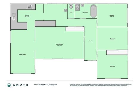 Photo of property in 77 Domett Street, Westport, 7825