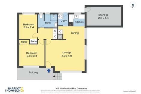 Photo of property in 1/49 Manhattan Heights, Glendene, Auckland, 0602
