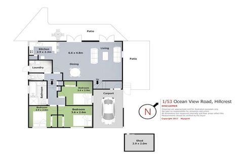 Photo of property in 1/53 Ocean View Road, Hillcrest, Auckland, 0627