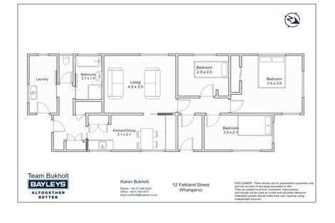 Photo of property in 12 Falkland Street, Whanganui East, Whanganui, 4500