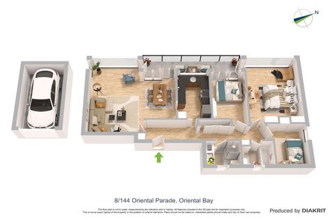 Photo of property in Dorchester Apartments, 144 Oriental Parade, Oriental Bay, Wellington, 6011
