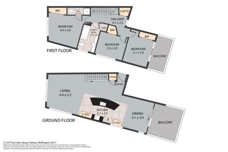 Photo of property in Endeavour Apartments, 125u3 Thorndon Quay, Pipitea, Wellington, 6011