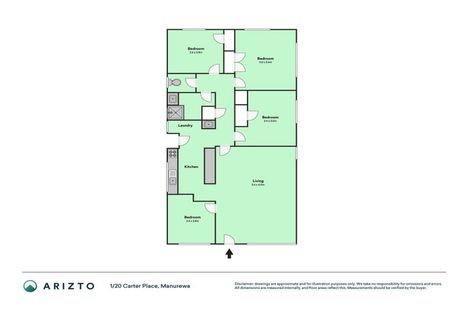 Photo of property in 1/20 Carter Place, Manurewa, Auckland, 2102