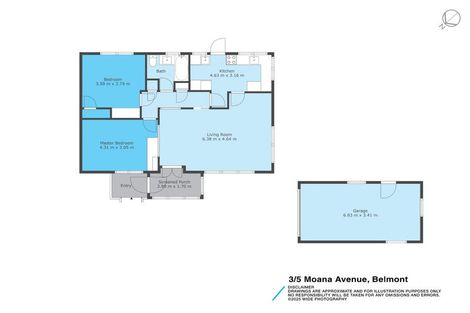 Photo of property in 3/5 Moana Avenue, Belmont, Auckland, 0622