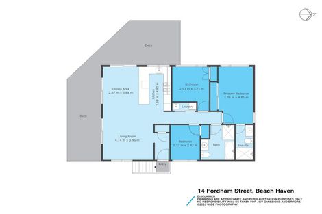 Photo of property in 14 Fordham Street, Beach Haven, Auckland, 0626