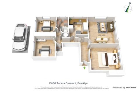 Photo of property in 56f4 Tanera Crescent, Brooklyn, Wellington, 6021