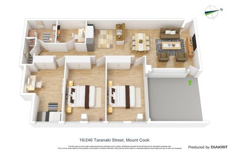 Photo of property in 16/246u Taranaki Street, Mount Cook, Wellington, 6011