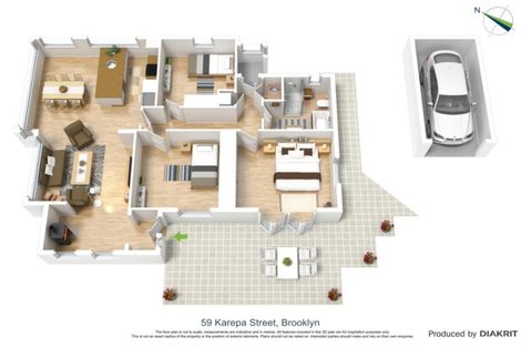 Photo of property in 59 Karepa Street, Brooklyn, Wellington, 6021