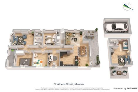 Photo of property in 37 Athens Street, Miramar, Wellington, 6022