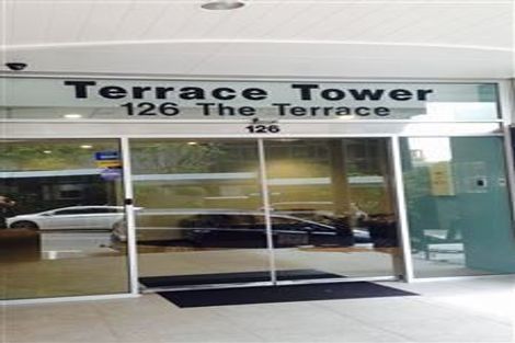 Photo of property in Terrace Tower Apartments, 126 The Terrace, Wellington Central, Wellington, 6011