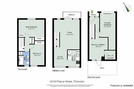 Photo of property in 14/10u Pitarua Street, Thorndon, Wellington, 6011