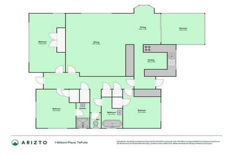 Photo of property in 1 Milsom Place, Te Puke, 3119