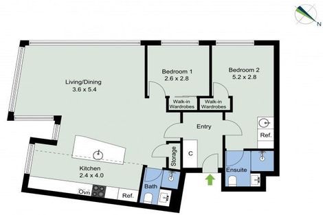 Photo of property in Vsp South, 301/168u Victoria Street, Te Aro, Wellington, 6011