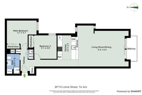 Photo of property in Republic2, 8f/11 Tennyson Street, Te Aro, Wellington, 6011