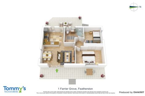 Photo of property in 1 Farrier Grove, Featherston, 5710