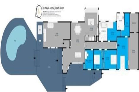 Photo of property in 11 Mayall Avenue, Beach Haven, Auckland, 0626