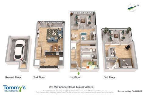 Photo of property in Mcfarlane Mews, 2u2 Mcfarlane Street, Mount Victoria, Wellington, 6011