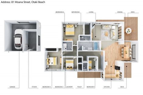 Photo of property in 81 Moana Street, Otaki Beach, Otaki, 5512