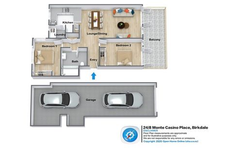 Photo of property in 24/8 Monte Cassino Place, Birkdale, Auckland, 0626